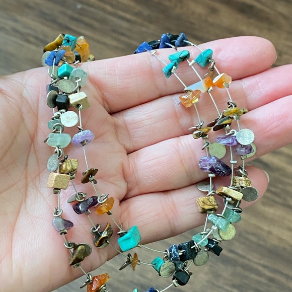 Natural stone necklace - Picture 10 of 11